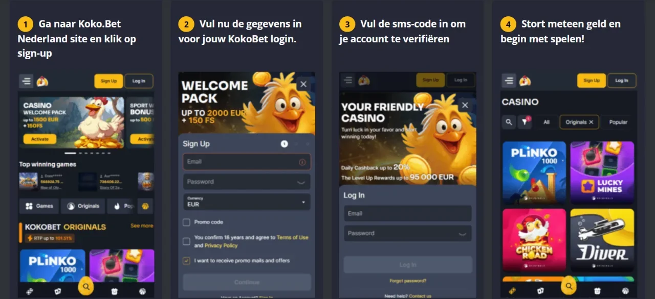 Registratieformulier met invoervelden op laptopscherm